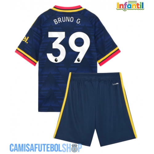 Camisa de time de futebol Arsenal Bruno Guimaraes #39 Replicas 2º Equipamento Infantil 2026-27 Manga Curta (+ Calças curtas)
